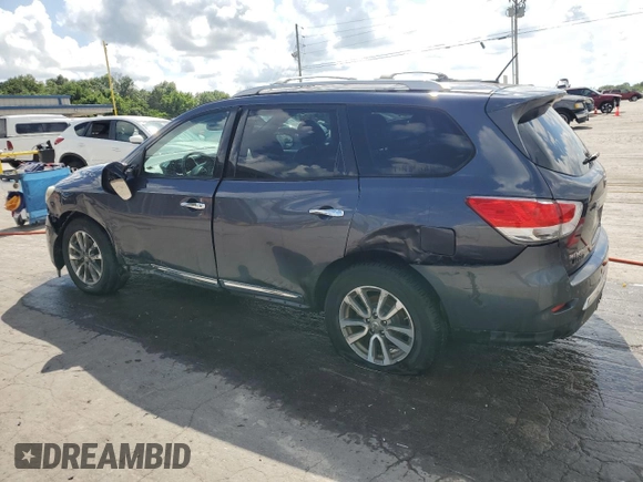 2013 Nissan Pathfinder SV with VIN 5N1AR2MM8DC664257, listed as a Copart auction lot 61076515 with 177,316 mi miles and Salvage title. Bid and sale history available at DreamBid. Image 2.