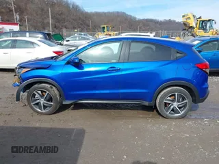 2022 Honda HR-V EX with VIN 3CZRU6H55NM734940, listed as a IAAI auction lot 41617485 with 19,860 mi miles. Bid and sale history available at carsss.com. Image 14.