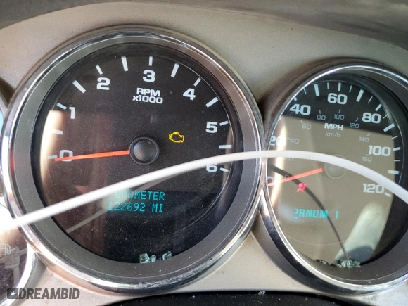 2008 Chevrolet Silverado 2500HD Work Truck with VIN 1GCHK23KX8F132780, listed as a Copart auction lot 73304354 with 122,692 mi miles and Salvage Title. Bid and sale history available at carsss.com. Image 9.