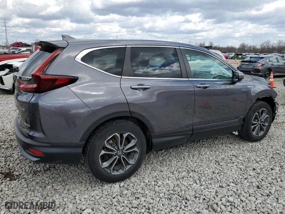 2022 Honda CR-V Hybrid EX-L with VIN 5J6RT6H81NL022598, listed as a Copart auction lot 50038795 with 37,660 mi miles and Salvage Title. Bid and sale history available at carsss.com. Image 3.