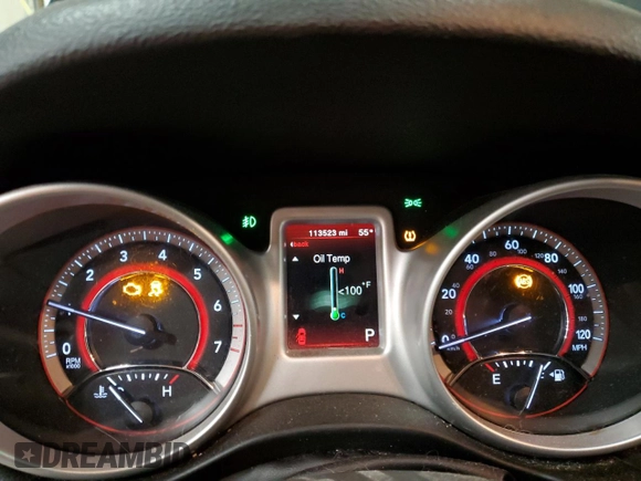 2017 Dodge Journey SXT with VIN 3C4PDCBG3HT510873, listed as a Copart auction lot 53971945 with 113,523 mi miles and Clean Title. Bid and sale history available at carsss.com. Image 9.