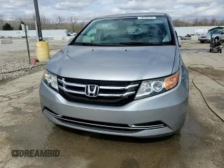 2016 Honda Odyssey EX-L with VIN 5FNRL5H65GB117587, listed as a Copart auction lot 50508535 with 105,001 mi miles and Salvage Title. Bid and sale history available at DreamBid. Image 14.