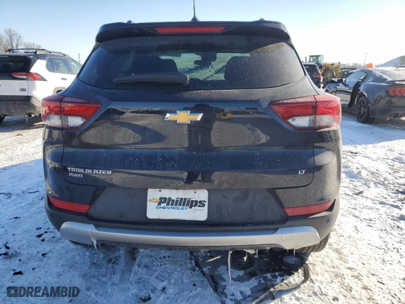 2021 Chevrolet TrailBlazer LT with VIN KL79MRSL7MB045015, listed as a Copart auction lot 88480295 with 51,798 mi miles and Salvage Title. Bid and sale history available at carsss.com. Image 6.