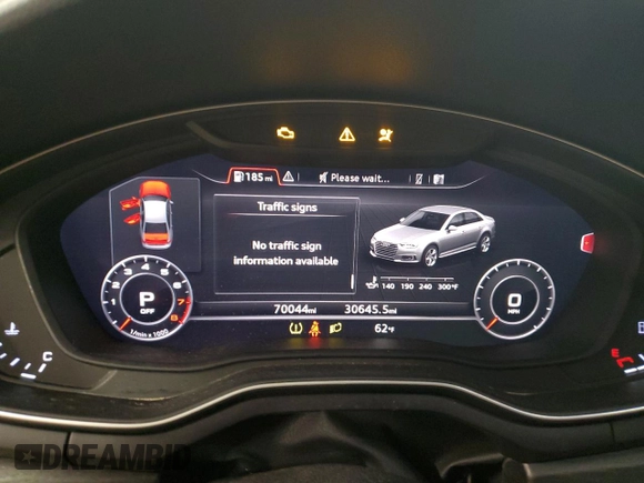 2018 Audi A4 Prestige с VIN WAUFNAF45JA162842, выставлен на аукционе Copart как лот 51770675 с пробегом 70 044 миль миль и Списание • Salvage title. История ставок и продаж доступна на DreamBid. Изображение 9.