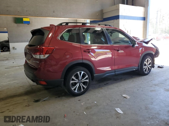 2023 Subaru Forester Limited with VIN JF2SKANC9PH449671, listed as a Copart auction lot 53366825 with 25,163 mi miles and Salvage title. Bid and sale history available at DreamBid. Image 3.