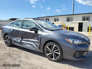 2022 Subaru Impreza Sport with VIN 4S3GKAM6XN3600107, listed as a Copart auction lot 72555324 with 30,795 mi miles and Clean Title. Bid and sale history available at carsss.com. Image 4.