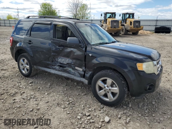 2008 Ford Escape XLT с VIN 1FMCU031X8KB43331, выставлен на аукционе Copart как лот 58225055 с пробегом 187 719 миль миль и На запчасти • Non repairable. История ставок и продаж доступна на DreamBid. Изображение 4.