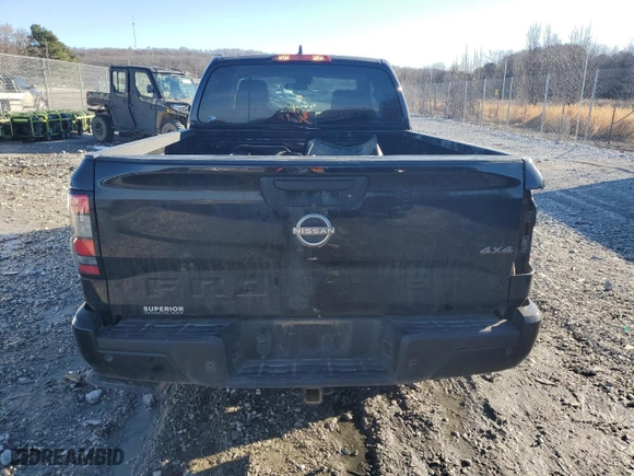 2022 Nissan Frontier S with VIN 1N6ED1CM6NN664518, listed as a Copart auction lot 46261135 with 55,980 mi miles and Clean Title. Bid and sale history available at carsss.com. Image 6.