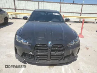 2021 BMW M3 Competition with VIN WBS33AY02MFK74990, listed as a Copart auction lot 49856635 with 57,181 mi miles and Salvage Title. Bid and sale history available at carsss.com. Image 5.