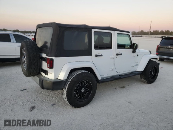 2017 Jeep Wrangler Unlimited Sahara with VIN 1C4BJWEG4HL701813, listed as a Copart auction lot 84496424 with 49,858 mi miles and Salvage title. Bid and sale history available at DreamBid. Image 3.