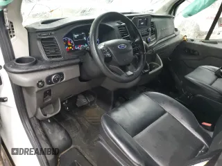 2021 Ford Transit Cargo with VIN 1FTBR1C89MKA71178, listed as a Copart auction lot 83775224 with 68,280 mi miles and Salvage Title. Bid and sale history available at DreamBid. Image 8.