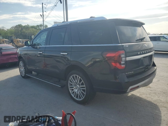 2022 Ford Expedition Platinum with VIN 1FMJU1MT4NEA39649, listed as a Copart auction lot 52614555 with 44,544 mi miles and Salvage title. Bid and sale history available at DreamBid. Image 2.