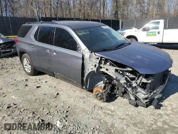 2020 Chevrolet Traverse LT Leather with VIN 1GNERHKW2LJ105205, listed as a Copart auction lot 46904585 with 113,456 mi miles and Salvage Title. Bid and sale history available at carsss.com. Image 4.