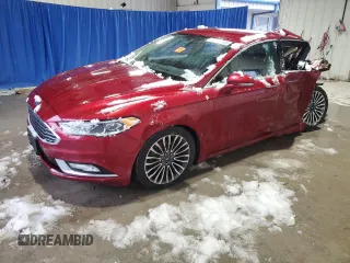 2017 Ford Fusion Titanium with VIN 3FA6P0K97HR154899, listed as a Copart auction lot 44807945 with 0 mi miles and Salvage Title. Bid and sale history available at carsss.com. Image 1.