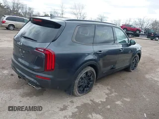 2022 Kia Telluride EX with VIN 5XYP3DHC6NG218702, listed as a IAAI auction lot 41900380 with 46,876 mi miles and . Bid and sale history available at carsss.com. Image 4.