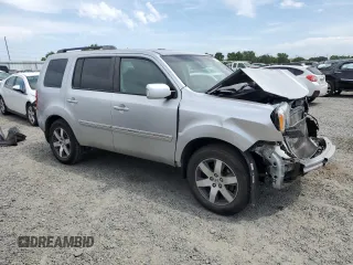 2012 Honda Pilot Touring with VIN 5FNYF3H92CB011089, listed as a Copart auction lot 52822085 with Not Provided miles and Salvage Title. Bid and sale history available at carsss.com. Image 4.
