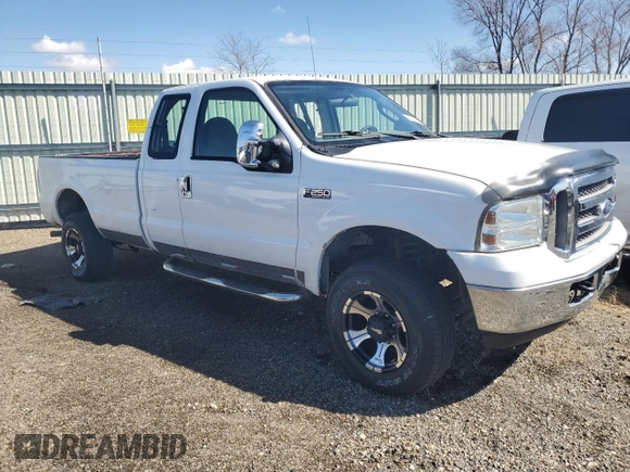 2006 Ford Super Duty F-250 XL with VIN 1FTSX21536EC15233, listed as a Copart auction lot 49955985 with 0 mi miles and Salvage Title. Bid and sale history available at carsss.com. Image 4.
