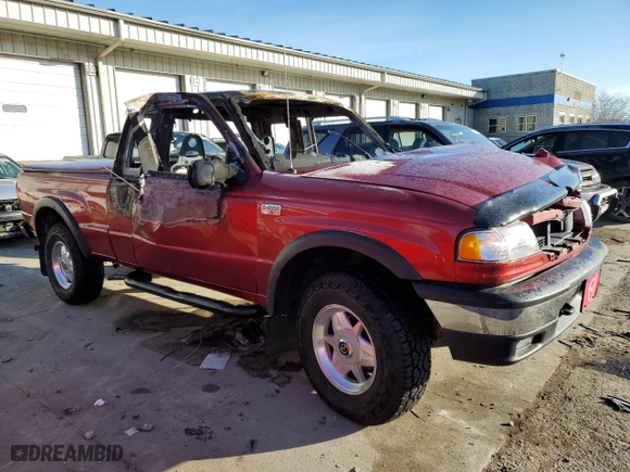 1999 Mazda B-Series 4WD Truck SE with VIN 4F4ZR17X9XTM45844, listed as a Copart auction lot 50121505 with 0 mi miles and Salvage Title. Bid and sale history available at carsss.com. Image 4.