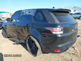 2016 Land Rover Range Rover Sport SVR with VIN SALWZ2EFXGA589337, listed as a IAAI auction lot 41395075 with 71,364 mi miles and . Bid and sale history available at DreamBid. Image 3.