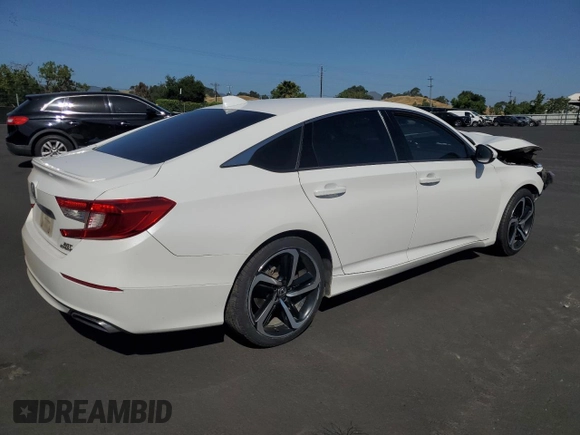 2019 Honda Accord Sport with VIN 1HGCV2F37KA019493, listed as a Copart auction lot 56091875 with 260,210 mi miles and Salvage title. Bid and sale history available at DreamBid. Image 3.