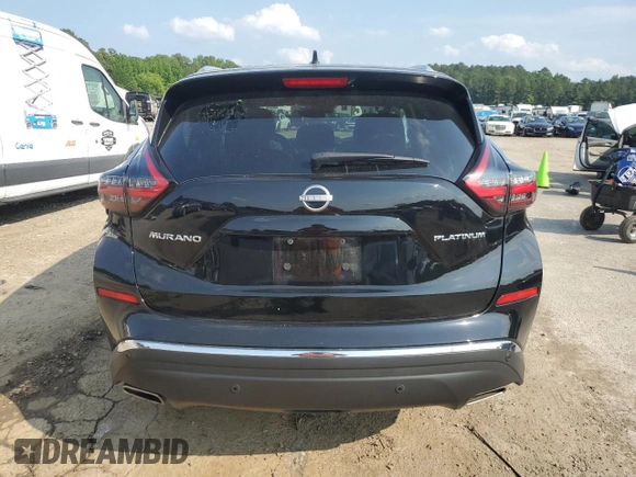 2023 Nissan Murano Platinum z VIN 5N1AZ2DJ5PC142597, wystawiony jako Copart lot #56069314 z przebiegiem 10 550 mil mil oraz Szkoda całkowita • Salvage title. Historia ofert i sprzedaży dostępna na DreamBid. Obrazek 6.