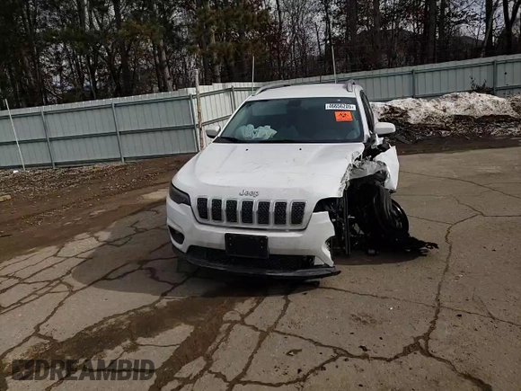 2019 Jeep Cherokee Latitude Plus with VIN 1C4PJMLB4KD258338, listed as a Copart auction lot 46656205 with 0 mi miles and Salvage Title. Bid and sale history available at carsss.com. Image 11.