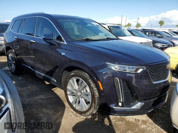2022 Cadillac XT6 Premium Luxury with VIN 1GYKPFRS4NZ136219, listed as a Copart auction lot 76905874 with 0 mi miles and Non Repairable. Bid and sale history available at carsss.com. Image 4.