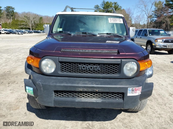 2007 Toyota FJ Cruiser with VIN JTEBU11FX70053493, listed as a Copart auction lot 51509115 with 198,202 mi miles and Clean Title. Bid and sale history available at carsss.com. Image 5.