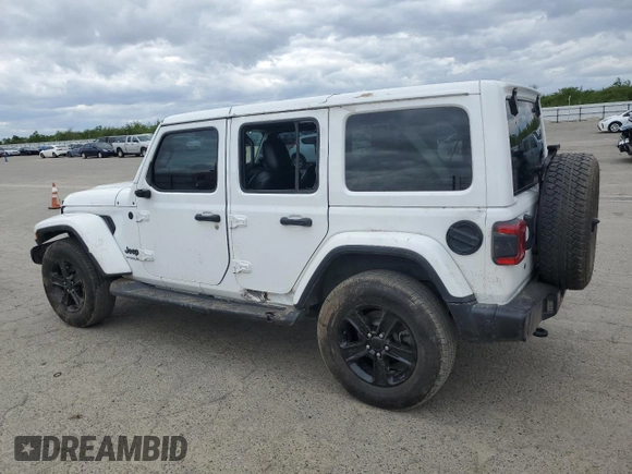 2020 Jeep Wrangler Unlimited Sahara with VIN 1C4HJXEN6LW254035, listed as a Copart auction lot 48900275 with 69,368 mi miles and Salvage Title. Bid and sale history available at carsss.com. Image 2.