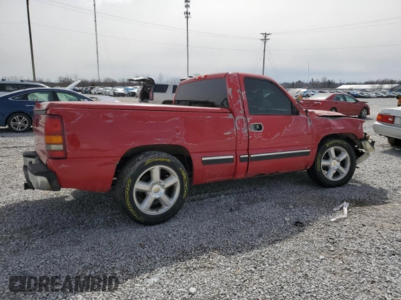 1999 Chevrolet Silverado 1500 with VIN 1GCEC14W4XZ131228, listed as a Copart auction lot 48133395 with 249,794 mi miles and Salvage Title. Bid and sale history available at carsss.com. Image 3.