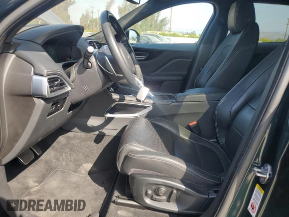 2017 Jaguar F-Pace S with VIN SADCM2BV6HA098113, listed as a Copart auction lot 61690495 with 54,500 mi miles and Salvage title. Bid and sale history available at DreamBid. Image 7.