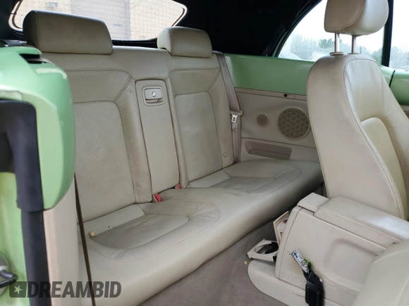 2005 Volkswagen Beetle GLS with VIN 3VWCD31Y15M316435, listed as a Copart auction lot 43012955 with 99,428 mi miles and Salvage title. Bid and sale history available at DreamBid. Image 10.