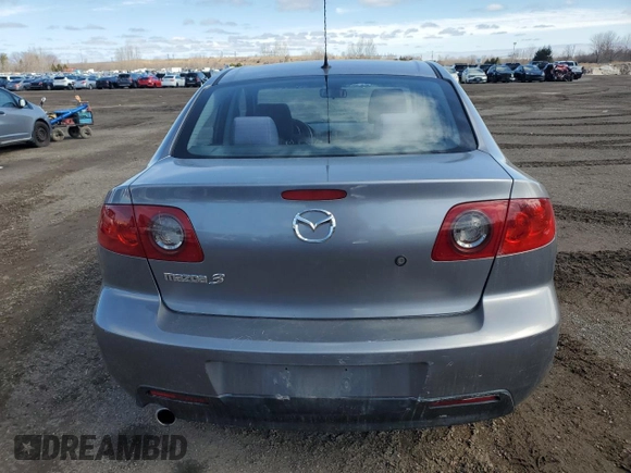 2004 Mazda 3 i with VIN JM1BK12F941210607, listed as a Copart auction lot 49387525 with 97,506 mi miles and Salvage Title. Bid and sale history available at DreamBid. Image 6.