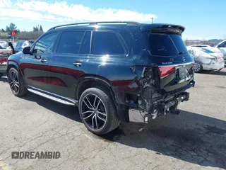 2021 Mercedes-Benz GLS 580 with VIN 4JGFF8GE0MA388402, listed as a IAAI auction lot 41877633 with 48,798 mi miles and . Bid and sale history available at DreamBid. Image 3.