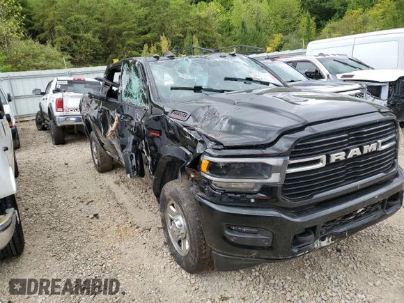 2019 Ram 2500 Laramie with VIN 3C6UR5FJ5KG656219, listed as a Copart auction lot 64840124 with 0 mi miles and Salvage Title. Bid and sale history available at carsss.com. Image 4.