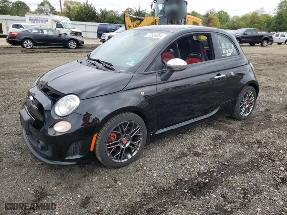 2017 FIAT 500 Abarth with VIN 3C3CFFFH8HT659135, listed as a Copart auction lot 73929284 with NaN miles and Salvage Title. Bid and sale history available at carsss.com. Image 1.