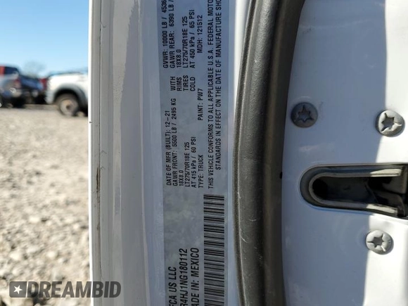 2022 Ram 2500 Tradesman with VIN 3C6UR4HJ1NG180112, listed as a Copart auction lot 43023515 with 146,973 mi miles and Salvage title. Bid and sale history available at DreamBid. Image 14.