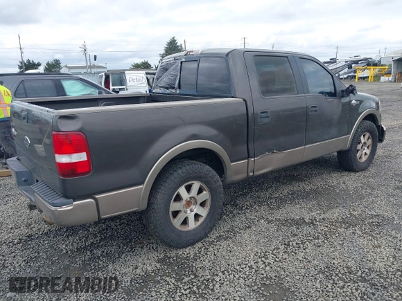 2005 Ford F-150 XLT with VIN 1FTPW12555KE71004, listed as a IAAI auction lot 42023000 with 185,051 mi miles. Bid and sale history available at carsss.com. Image 4.
