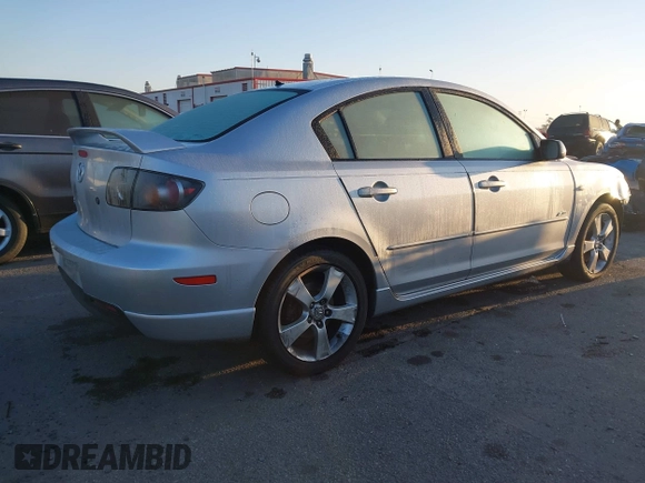2005 Mazda 3 s with VIN JM1BK323X51247345, listed as a IAAI auction lot 41761337 with 156,060 mi miles. Bid and sale history available at carsss.com. Image 4.