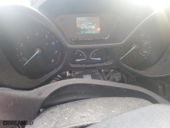 2018 Ford Transit Connect Van XLT with VIN NM0LS7F71J1374694, listed as a Copart auction lot 45460615 with 74,483 mi miles and Salvage Title. Bid and sale history available at carsss.com. Image 9.