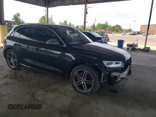2018 Audi SQ5 Prestige with VIN WA1C4AFY1J2216556, listed as a Copart auction lot 69379453 with 53,602 mi miles. Bid and sale history available at carsss.com. Image 4.