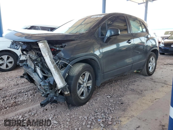 2019 Chevrolet Trax LS with VIN 3GNCJKSB2KL206857, listed as a Copart auction lot 50194705 with 42,367 mi miles and Salvage Title. Bid and sale history available at carsss.com. Image 1.