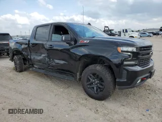 2021 Chevrolet Silverado 1500 LT Trail Boss with VIN 3GCPYFEL6MG114129, listed as a Copart auction lot 55055105 with 77,564 mi miles and Salvage Title. Bid and sale history available at DreamBid. Image 4.