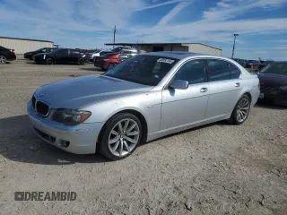 2008 BMW 7 Series 750Li with VIN WBAHN83518DT78968, listed as a Copart auction lot 88052145 with 128,438 mi miles and Salvage Title. Bid and sale history available at carsss.com. Image 1.