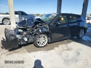 2016 Lexus CT 200h with VIN JTHKD5BH1G2265052, listed as a Copart auction lot 50027105 with Not provided miles and Salvage title. Bid and sale history available at DreamBid. Image 1.