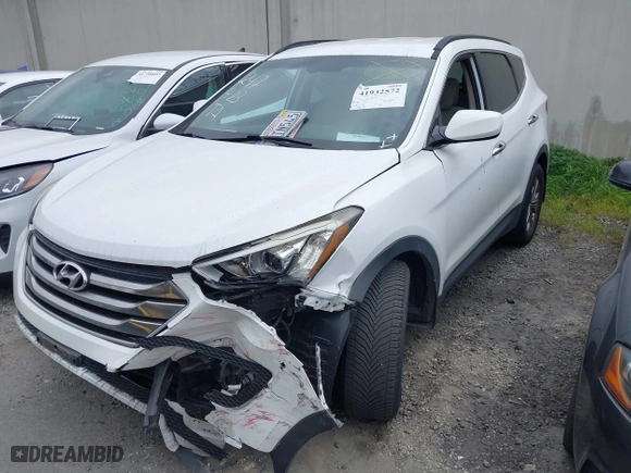 2016 Hyundai Santa Fe Sport with VIN 5XYZU3LB0GG319512, listed as a IAAI auction lot 41932572 with 94,690 mi miles. Bid and sale history available at carsss.com. Image 18.