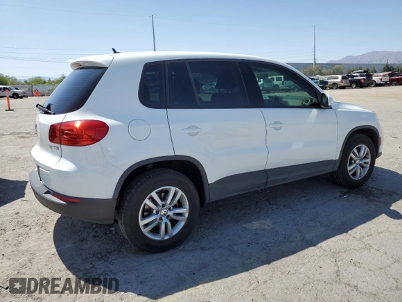 2014 Volkswagen Tiguan SE with VIN WVGAV3AX0EW614369, listed as a Copart auction lot 57664045 with 85,504 mi miles and Salvage title. Bid and sale history available at DreamBid. Image 3.