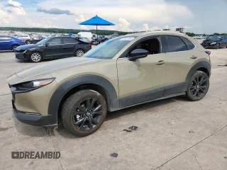 2024 Mazda CX-30 Carbon Edition with VIN 3MVDMBXY1RM628672, listed as a Copart auction lot 62637885 with 11,580 mi miles and Salvage title. Bid and sale history available at DreamBid. Image 1.