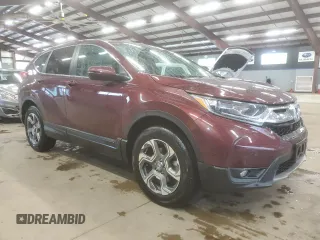 2019 Honda CR-V EX with VIN 2HKRW2H52KH662962, listed as a Copart auction lot 55808015 with 10,899 mi miles and Salvage Title. Bid and sale history available at DreamBid. Image 4.