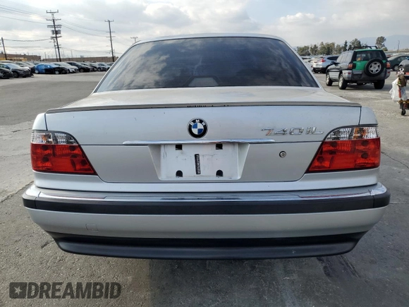 1999 BMW 7 Series 740il with VIN WBAGH8332XDP02624, listed as a Copart auction lot 72588834 with 100,650 mi miles and Salvage Title. Bid and sale history available at carsss.com. Image 6.